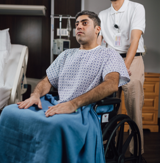 Patient in Wheelchair